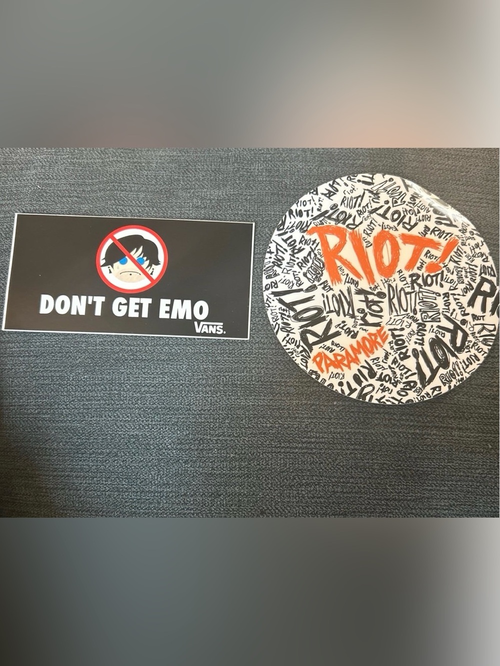 Emo stickers bundle - paramore and vans